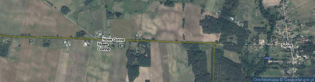 Zdjęcie satelitarne Nowe Gonne ul.